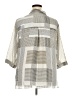 Rose + Olive 100% Polyester Color Block Gray 3/4 Sleeve Blouse Size 2X - photo 2