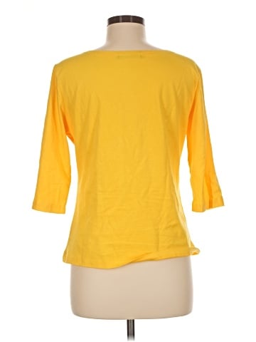Allegra K 3/4 Sleeve T-Shirt (view 2)