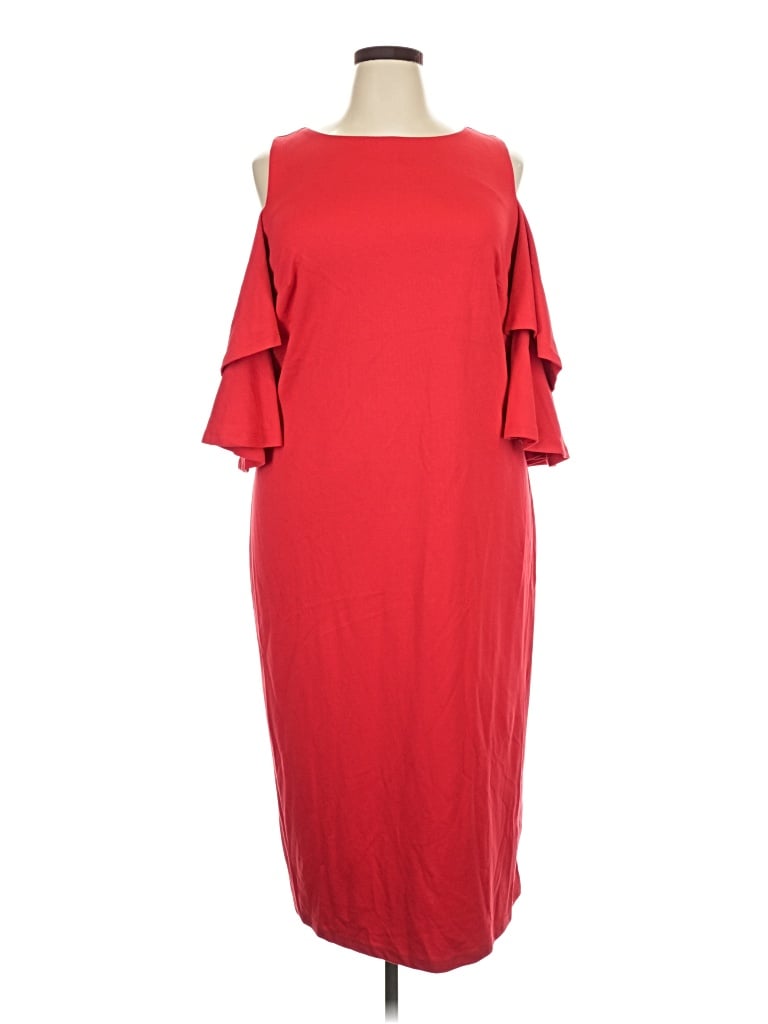 Eloquii Casual Dress In Red