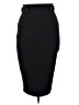 H&M Solid Black Formal Skirt Size 6 - photo 1