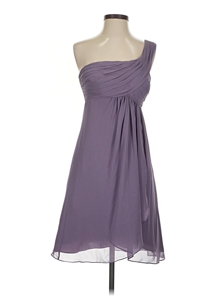 Pre-owned Bill Levkoff Cocktail Dress In Purple