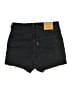 Levi's Black Denim Shorts Size 28 waist - photo 2