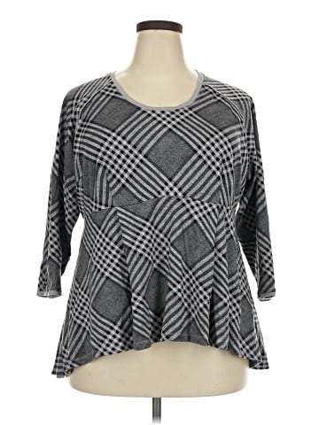 Melissa McCarthy Seven7 3/4 Sleeve Top (view 1)