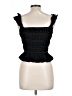 Blue Rain 100% Lyocell Black Sleeveless Top Size L - photo 2