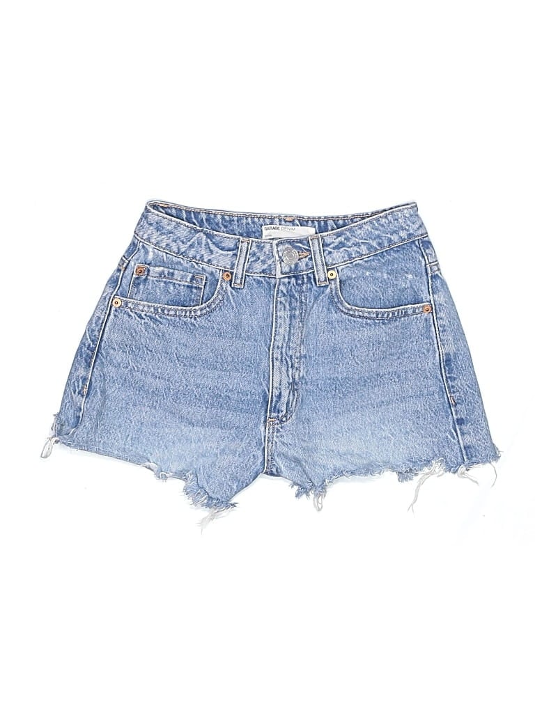 Pre-owned Garage Denim Shorts In Blue