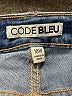 Code Bleu Blue Denim Shorts Size 18 - photo 3