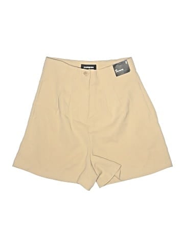 Express Khaki Shorts (view 1)
