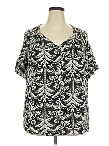 Croft & Barrow Short Sleeve Blouse (view 1)