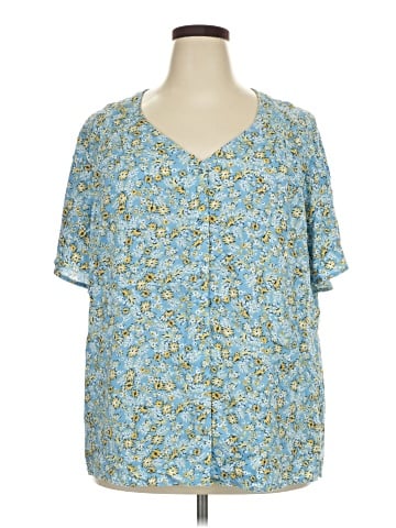 Croft & Barrow Short Sleeve Blouse (view 1)