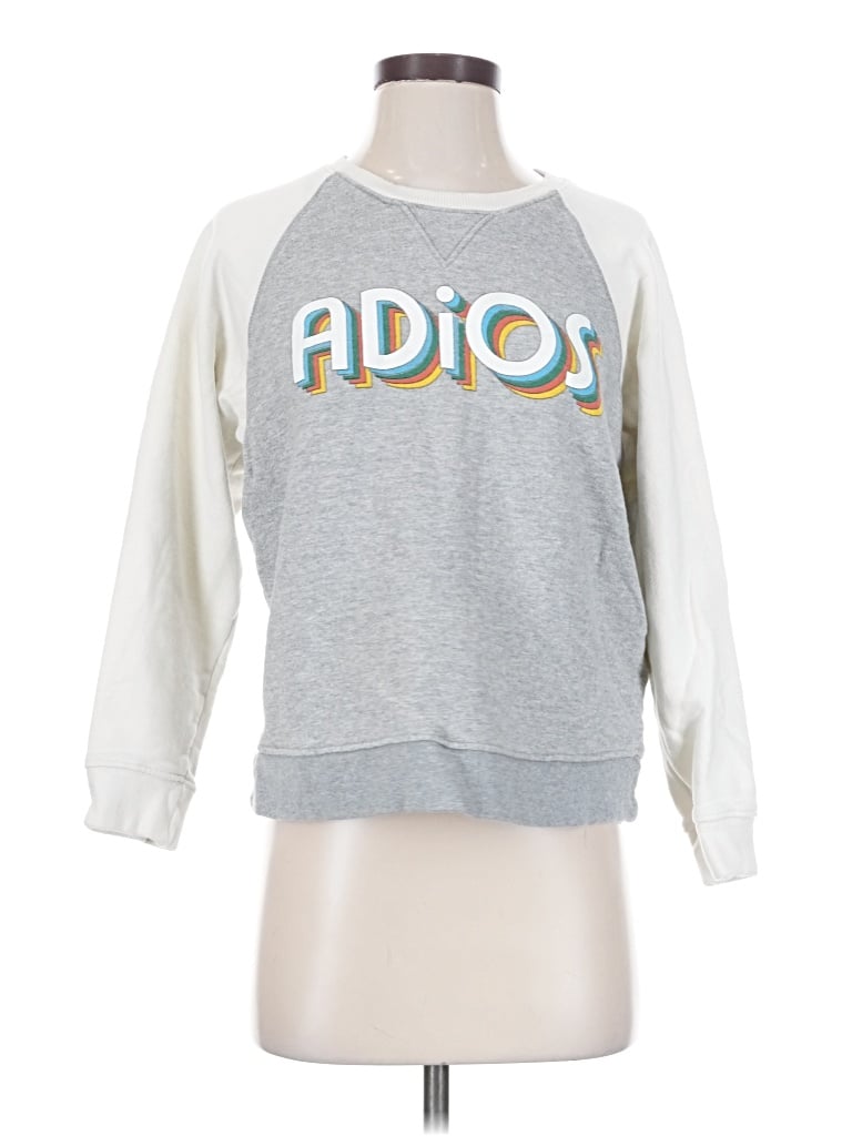 Pre-owned Mother Sweatshirt In Silver