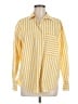 AYR Stripes Yellow Long Sleeve Button-Down Shirt Size M - photo 1