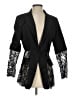 Rose Velvet Black Blazer Size S - photo 1
