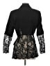 Rose Velvet Black Blazer Size S - photo 2