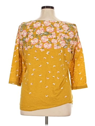 Ann Taylor LOFT Outlet 3/4 Sleeve T-Shirt (view 2)