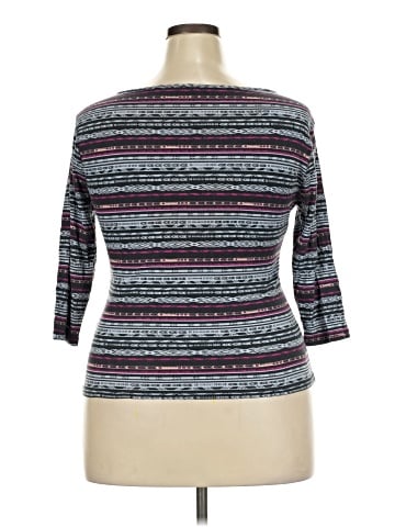 Mudd 3/4 Sleeve Top (view 2)