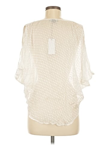 S.Y.L.K. 3/4 Sleeve Silk Top (view 2)