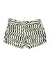 Assorted Brands 100% Viscose Chevron-herringbone Ivory Shorts Size 6 - photo 1