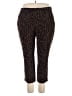 Old Navy Animal Print Brown Casual Pants Size 18R - photo 1