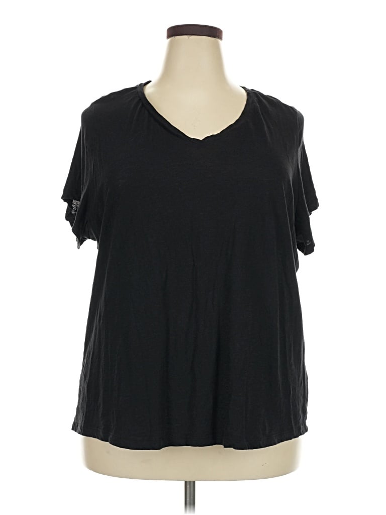 Pre-owned Pact Short Sleeve T-shirt In Black