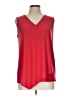 Roz & Ali Red Sleeveless Top Size L - photo 1