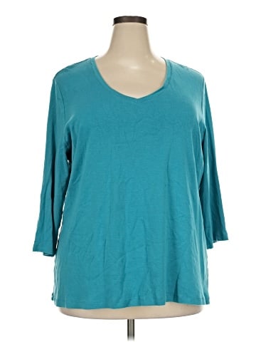 St. John's Bay 3/4 Sleeve T-Shirt (view 1)
