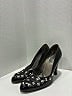 Versace 100% Leather Black Heels Size EU 39 - photo 6