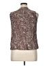 IZOD Brown Sleeveless Blouse Size XL - photo 2