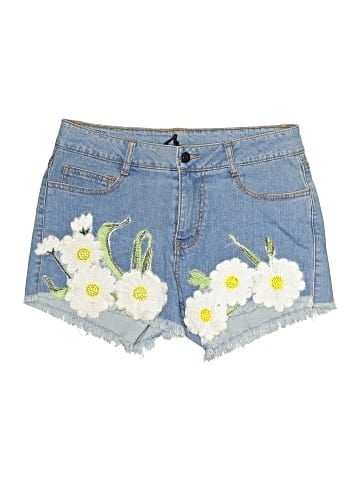 Romeo & Juliet Couture Denim Shorts (view 1)