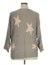 Chelsea & Theodore Stars Silver Pullover Sweater Size 1X - photo 2