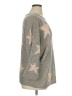 Chelsea & Theodore Stars Silver Pullover Sweater Size 1X - photo 4