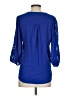 Brixon Ivy 100% Polyester Blue 3/4 Sleeve Blouse Size S - photo 2