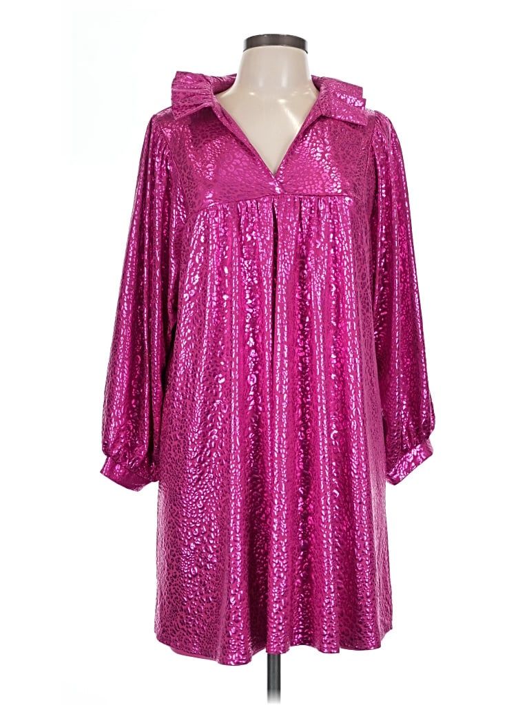 Pre-owned Adrienne Casual Dress In Pink