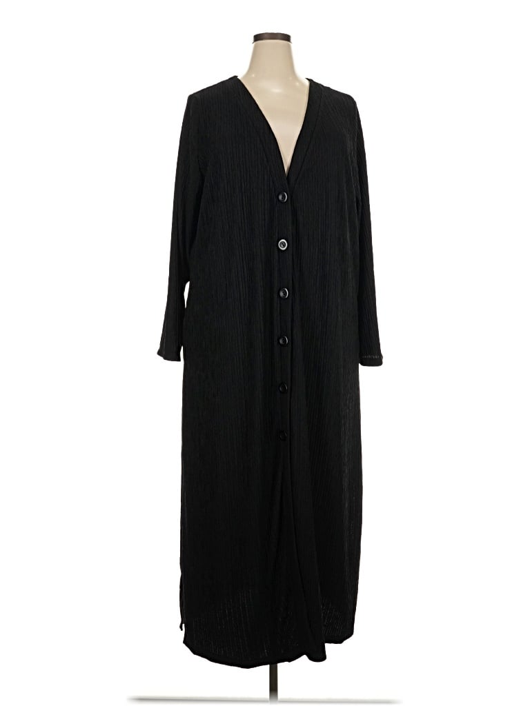 Ashley Stewart Cardigan Sweater In Black