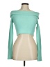 Free People Solid Teal Pullover Sweater Size S - photo 1
