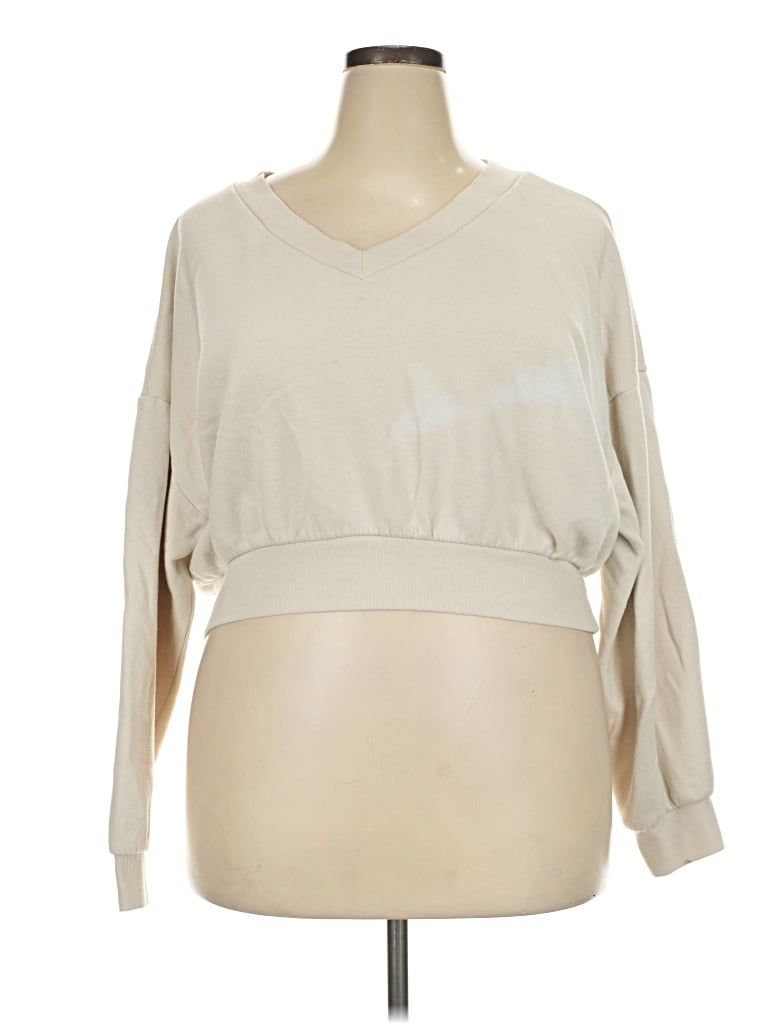 Pre-owned No Boundaries Sweatshirt In Tan