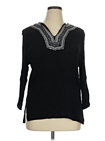 Cathy Daniels 3/4 Sleeve Blouse (view 1)