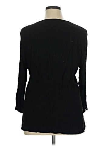 Cathy Daniels 3/4 Sleeve Blouse (view 2)