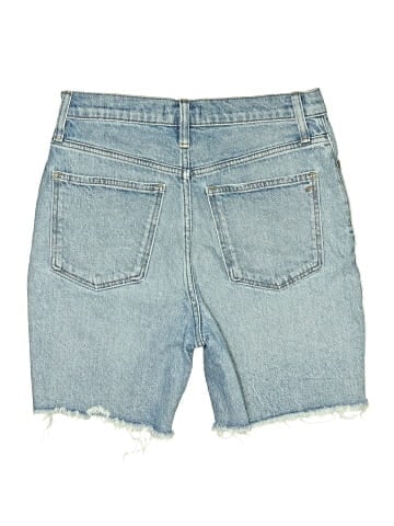 Madewell High-Rise Mid-Length Denim Shorts in Bonet Wash: TENCEL&trade; Lyocell Edition (view 2)