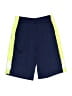 Lands' End 100% Polyester Color Block Blue Athletic Shorts Size 8 - photo 1