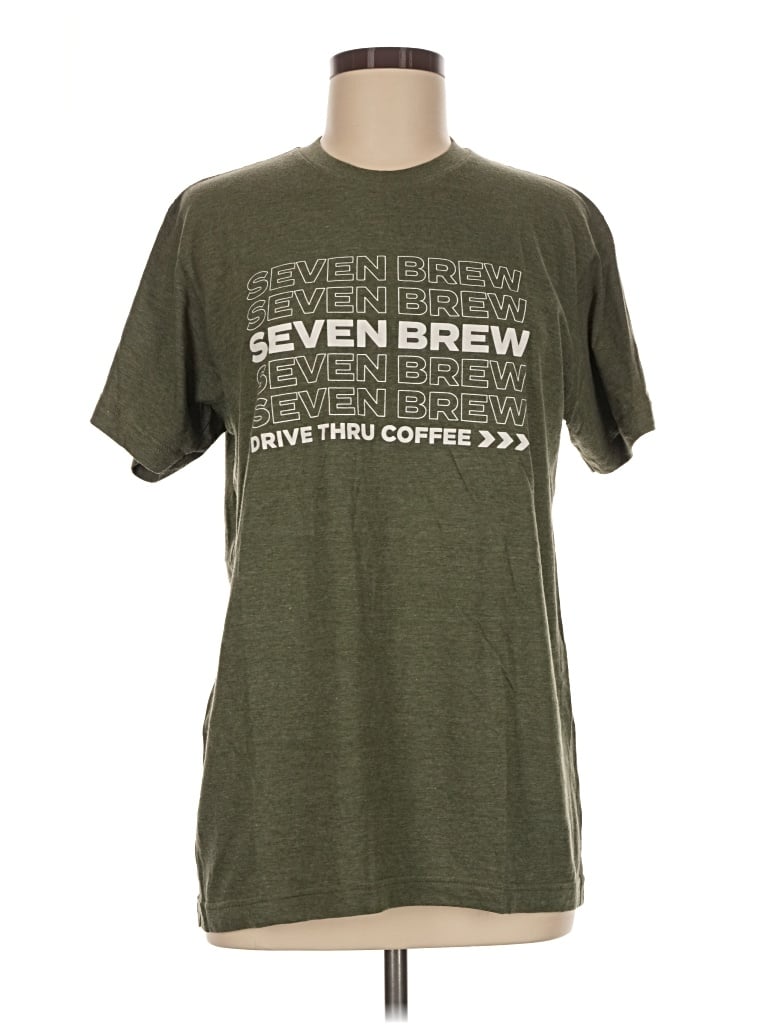 Pre-owned Tultex Short Sleeve T-shirt In Green