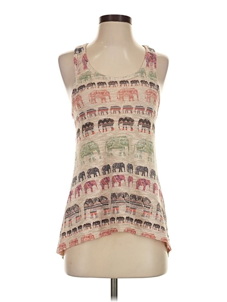 Pre-owned Ginger G Sleeveless Blouse In Ivory