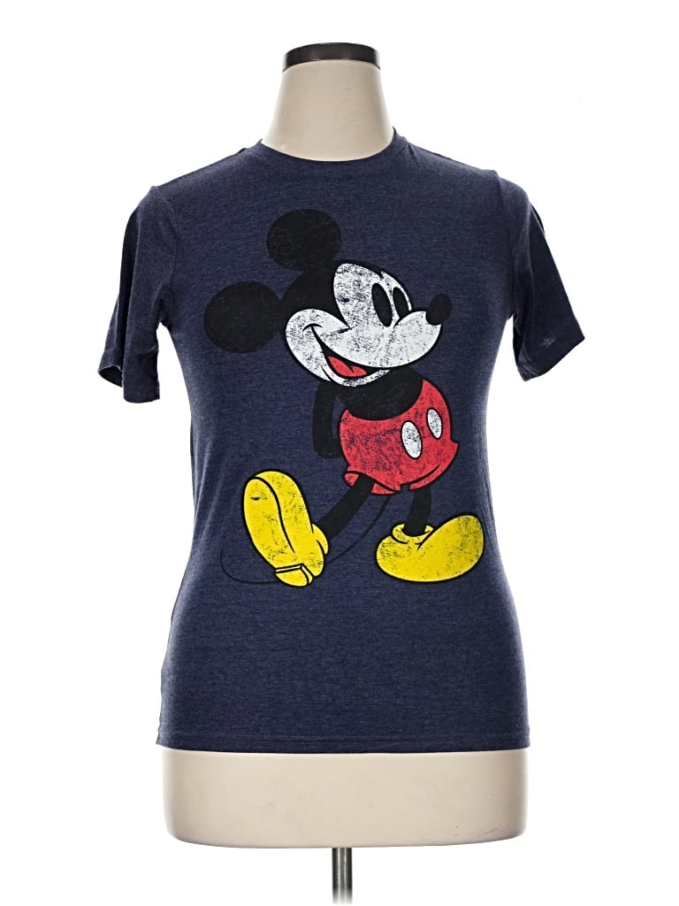 Pre-owned Disney Short Sleeve T-shirt In Blue