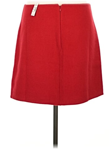 Madewell Double-Faced Mini Skirt in Wool Blend (view 2)