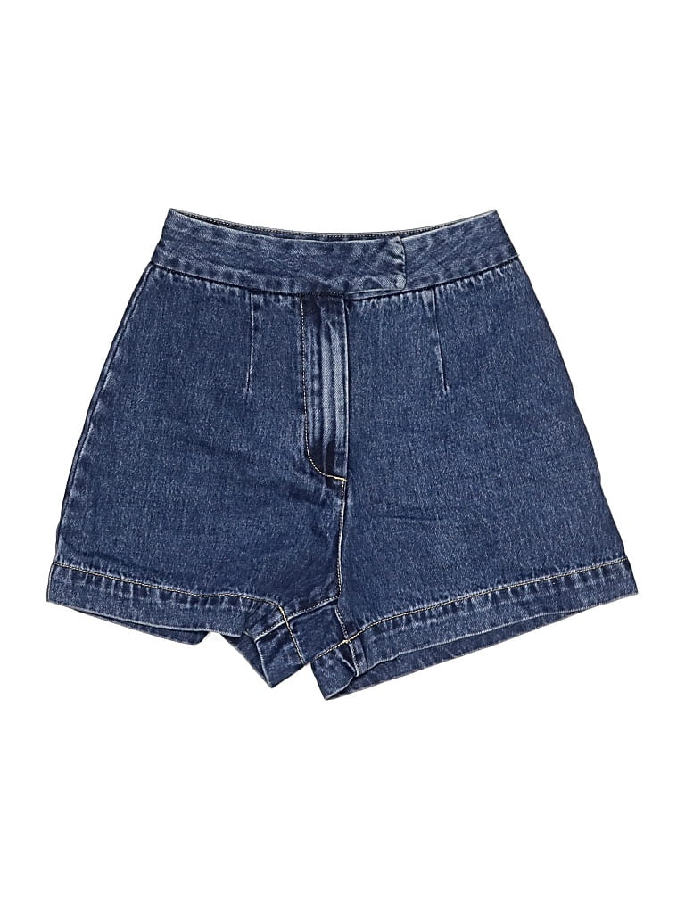 Pre-owned Meshki Denim Shorts In Blue