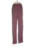 Unbranded Tweed Burgundy Track Pants Size M - photo 1