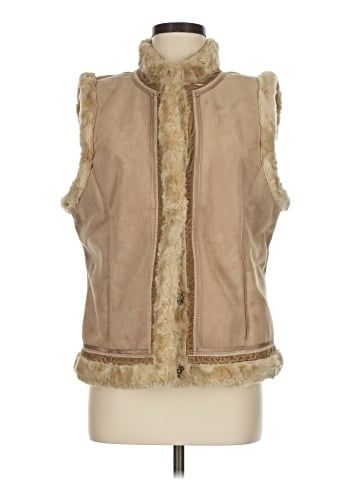 Liz Claiborne Faux Fur Vest (view 1)