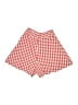 Zara Checkered-gingham Red Shorts Size XS - photo 2