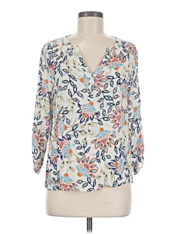 Pale Sky 3/4 Sleeve Blouse (view 1)
