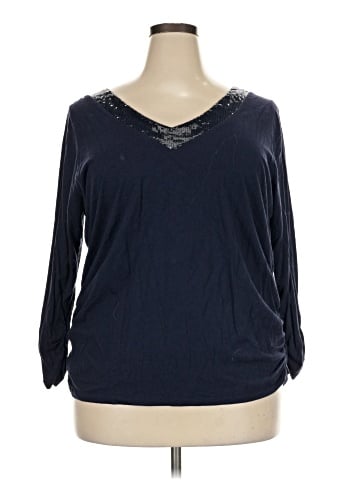 Lane Bryant 3/4 Sleeve Top (view 1)