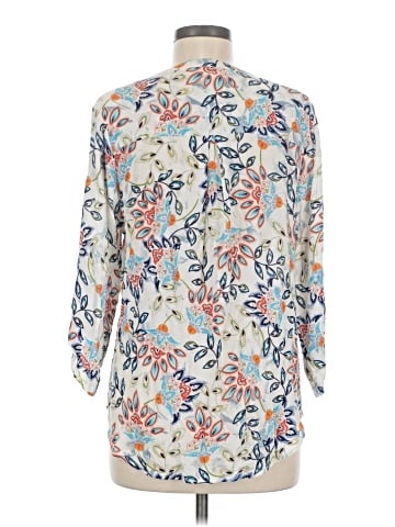 Pale Sky 3/4 Sleeve Blouse (view 2)